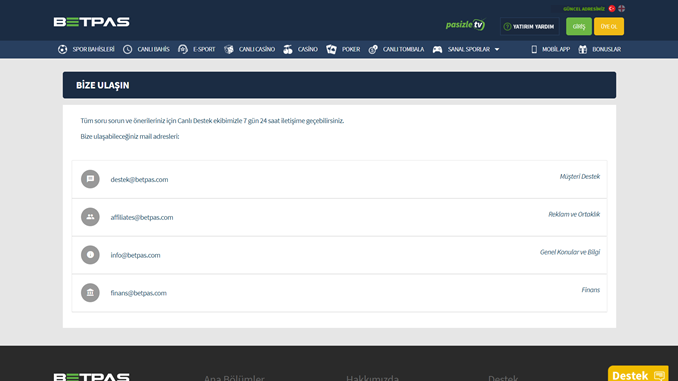 betpas şikayet konuları